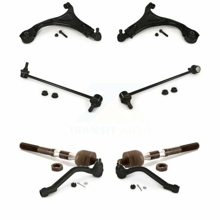 TOP QUALITY Front Suspension Control Arm & Ball Joint Tie Rod End Link Kit 8Pc For Hyundai Sonata K72-100683
